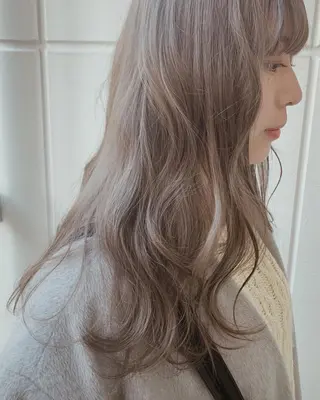 セミロング カラー ヘアアレンジ 縮毛矯正 髪質改善寺坂雄飛💐のヘアスタイル