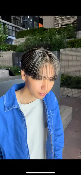 メンズ メンズ縮毛矯正 ブリーチカラー/まやのヘアスタイル