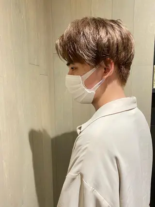 ショート カラー メンズ 美髪職人✨　田邉 颯梧✨のヘアスタイル