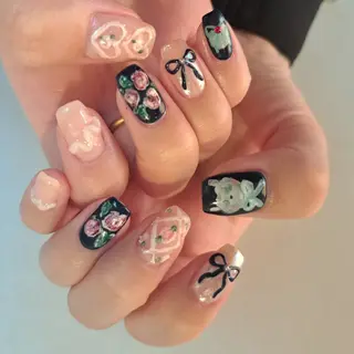 ネイル Nail mood デザイン持ち込みokのネイルデザイン