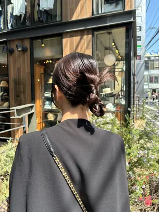ロング ヘアアレンジ すぐ巻ける縮毛矯正 🍀勝倉　麗のヘアスタイル