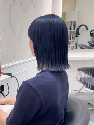 ミディアム La Bless 北浜プラザ所属・カットカラーモデル 募集中/来実🎀のヘアスタイル