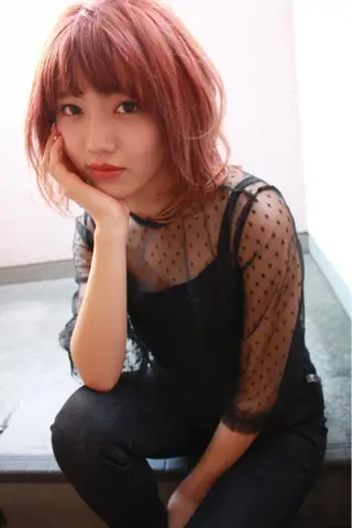 ミディアム カラー tuuli トゥーリのヘアスタイル