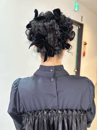 ヘアアレンジ ユナ ボブカット /ベージュのヘアスタイル