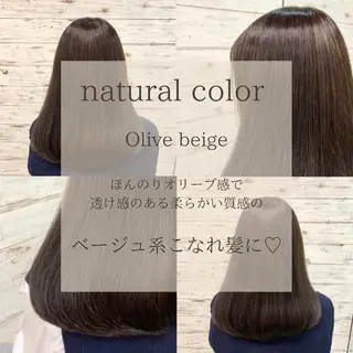 セミロング カラー ヘアアレンジ 🫧ヒシダアキ taboo.i🫧のヘアスタイル
