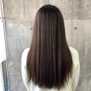 ロング カラー 菅沢 奈生のヘアスタイル