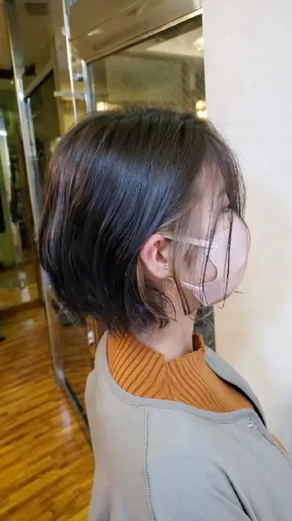 ショート パーマ カラー 常世田 ゆうきのヘアスタイル
