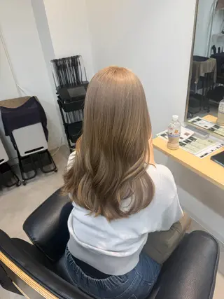カラー ブリーチ/縮毛矯正/ モデル募集中🎀🐇のヘアスタイル