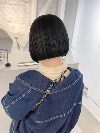 ミディアム カラー 川本 裕🌿のヘアスタイル