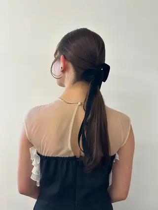 ロング カラー ヘアアレンジ キッズ オトナヘア🌸 harukaのヘアスタイル