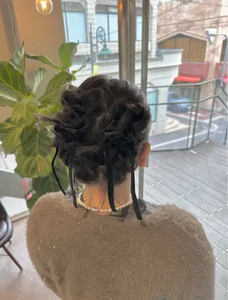 ヘアアレンジ 韓国風/オシャレ /縮毛矯正/滝口琴未のヘアスタイル