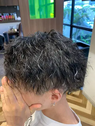 パーマ 庄司 茉里愛のヘアスタイル