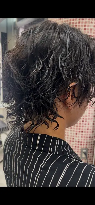 メンズ 🎸メンズ朝ラク！ パーマ特化ren🎸のヘアスタイル