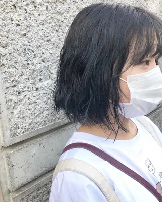 ミディアム カラー パーマ ヘアアレンジ メンズ特化✂️栗原 侑也のヘアスタイル