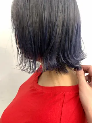 ショート カラー leben serikaのヘアスタイル