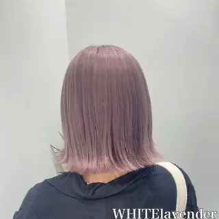 ミディアム カラー 🫧モテる💗ダメー ジレスハイトーン🫧のヘアスタイル