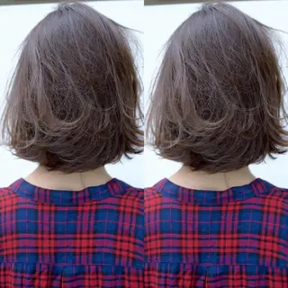 ミディアム カラー 内藤 達也のヘアスタイル