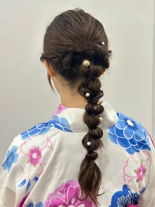 ロング ヘアアレンジ レイヤーカット⛓ hina🩶のヘアスタイル