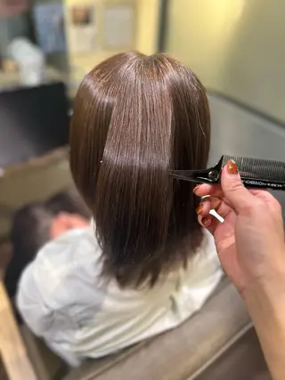 ミディアム Jill hair  bikami所属・m .のヘアスタイル