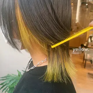 セミロング カラー RINA🧤 デザインとボブのヘアスタイル