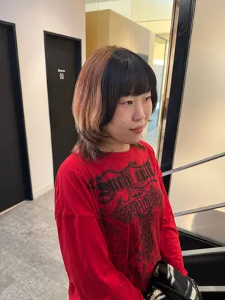 ミディアム カラー miu （ミユ）のヘアスタイル