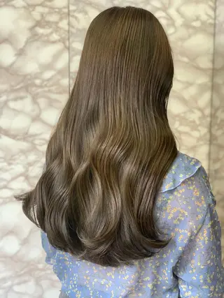 ロング カラー グレージュカラー🤎 mai🤎のヘアスタイル