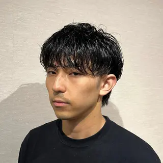 パーマ メンズ 押上/ショート・ボブ /パーマ/山口卓朗のヘアスタイル