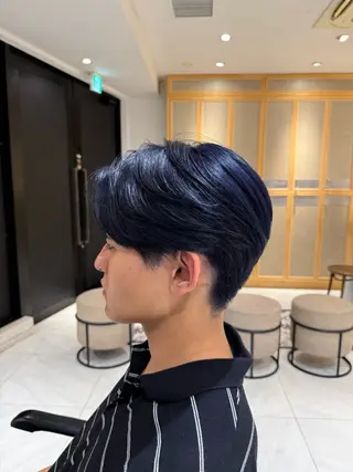 ショート カラー メンズ 艶髪/ロングモデル 募集🫧terukaのヘアスタイル