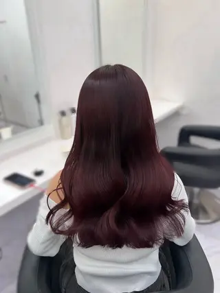 セミロング カラー 💖札幌カラー 指名No.1💖玲奈のヘアスタイル