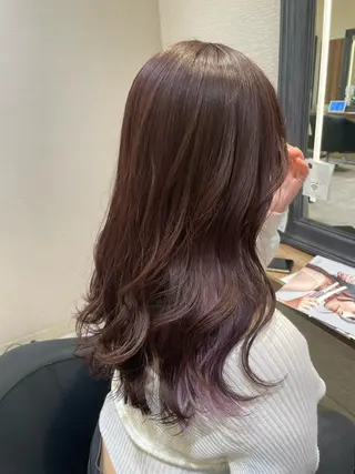 セミロング カラー レイヤー/ハイトーン 🫧‪Erikaのヘアスタイル