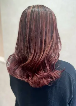 カラー °ʚ暖色カラー特化 ɞ°Ash国立店ほののヘアスタイル