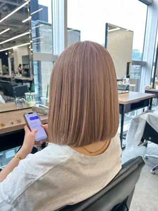 ショート 髪質改善/透明感カ ラー/大人ヘア/優真のヘアスタイル