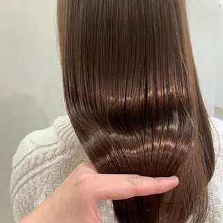 セミロング デジタルパーマ🫧 韓国風ヘア🫧サクラのヘアスタイル