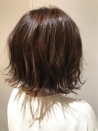 ショート カラー ヘアアレンジ 蔵前🫧韓国風レイヤ ーカット🫧KAHOのヘアスタイル