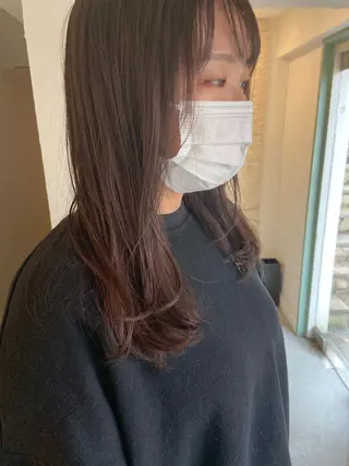 セミロング カラー ヘアアレンジ 眠れるヘッドスパ✨ chacoのヘアスタイル