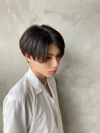 ショート パーマ メンズ 波巻きスパイラルパー マ/シャドウパーマ駿のヘアスタイル
