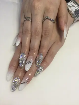 ネイル 💎🐰 saki. m 🐰💎のネイルデザイン