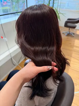 ayano/ 艶カラー✨/韓国風のヘアスタイル