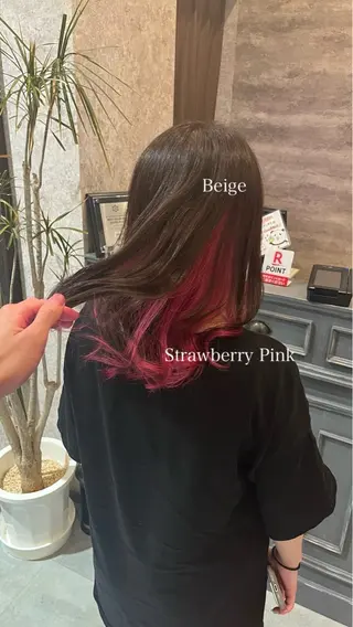 セミロング カラー 🫟Blanco🫟 Color&Careのヘアスタイル