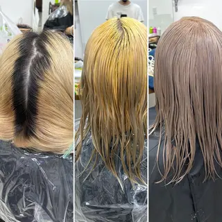 カラー ダブルスキルエクステ /羽エクステ白石宇由のヘアスタイル