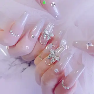 ネイル 梅田🦄中崎町🩵 u n o 0 1のネイルデザイン