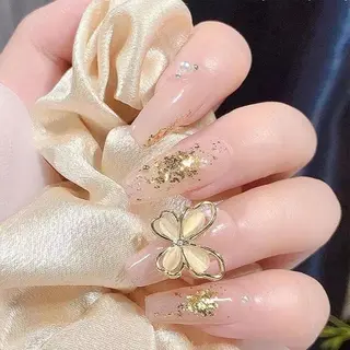 ネイル フィルイン・深爪矯正 長さ出し🎀のネイルデザイン