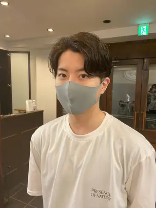 ショート メンズ sola方南町所属・原一真/ 外国人ショートヘアのヘアスタイル