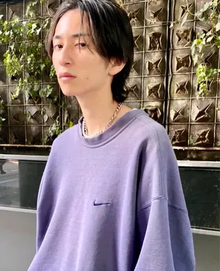 ミディアム パーマ メンズ moanin モーニンのヘアスタイル