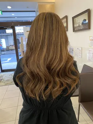 ロング 小林 香のヘアスタイル