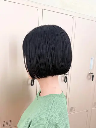 ショート 似合わせボブ🌟 艶髪特化💗村松優斗のヘアスタイル