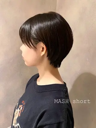 ショート カラー ショート/ボブ/ 透明感カラー/ほのかのヘアスタイル