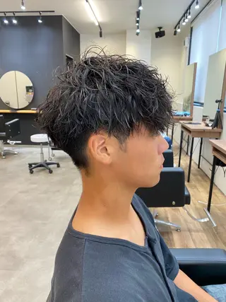 パーマ メンズ BLEACHi高崎店 /湯浅泳作のヘアスタイル