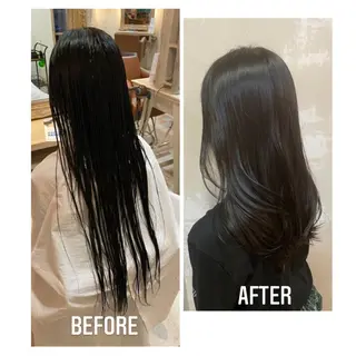 ロング 井上 日菜乃のヘアスタイル