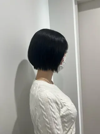 ショート パーマ/縮毛矯正 /かわいい/せき🫧のヘアスタイル